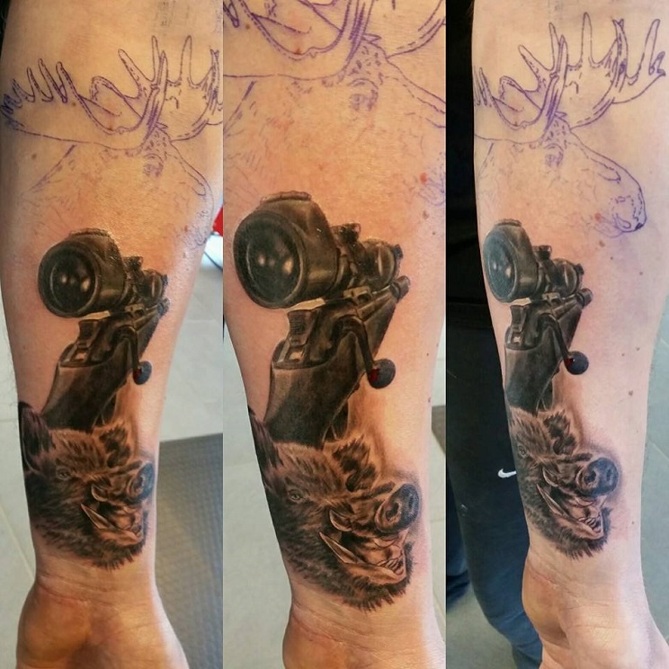 tatuajes de caza-26