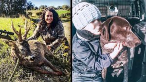 Bea Alcoya, la madre cazadora que explica por qué inculcará la caza a su hijo