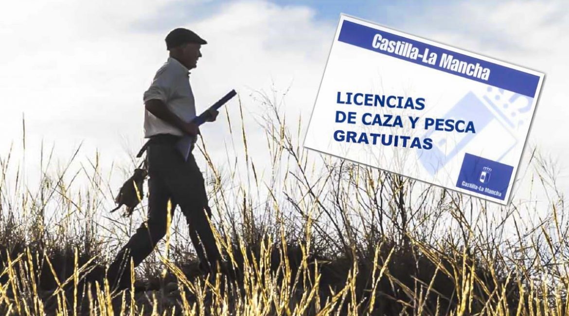 Las licencias de caza y pesca serán gratuitas en Castilla-La Mancha a partir de Año Nuevo