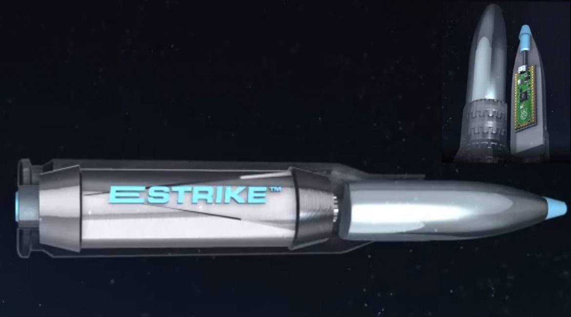 La bala E-Strike.