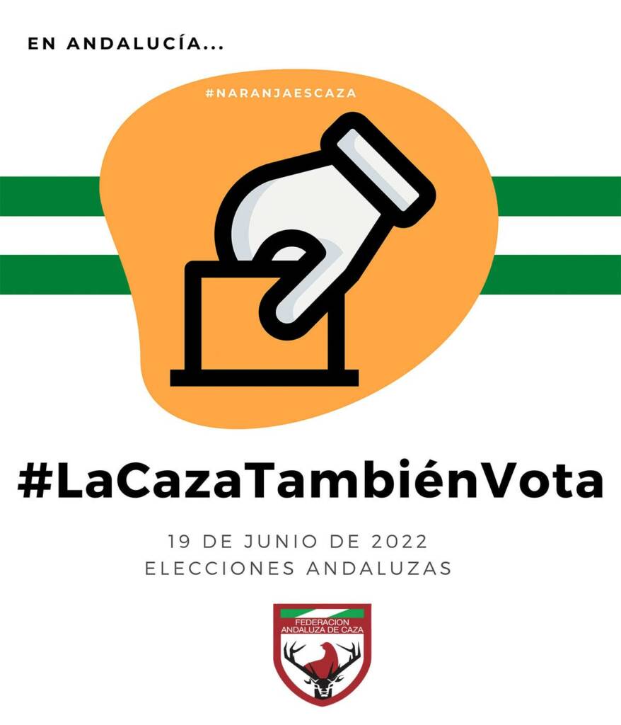 Imagen de la campaña #LaCazaTambienVota