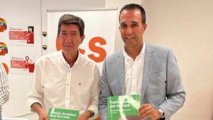 El candidato de Ciudadanos Juan Marín también firma el Pacto Andaluz por la Caza de la FAC