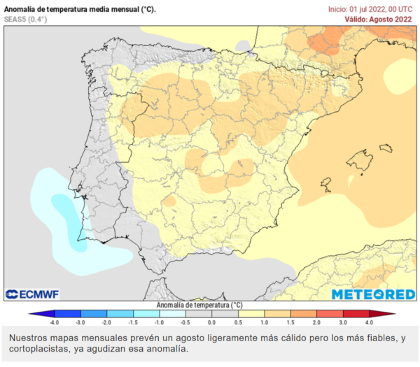 Esta es la previsión del tiempo para agosto temor a que sea de nuevo