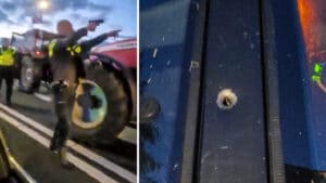 La Policía abre fuego contra el tractor de un agricultor que participaba en las protestas de Holanda