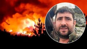 El cabrero Jesús Manuel Crespo, «acorralado» por las llamas en plena noche en el incendio de Sierra de Gata