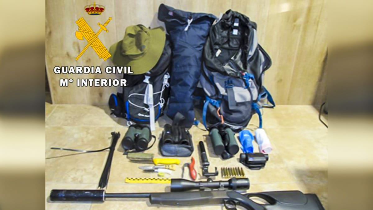 La Guardia Civil de Palencia sorprende a un cazador furtivo
