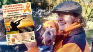 Una cazadora con esclerosis múltiple organiza una batida solidaria de mujeres para luchar contra la enfermedad