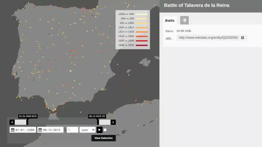 Aquí puedes ver si tu coto de caza fue un campo de batalla en el pasado: mira este mapa interactivo