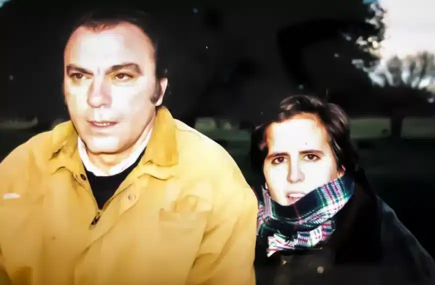 Leopoldo Clemares junto a su la autora de la carta, Cristina Clemares, en una imagen del archivo familiar.