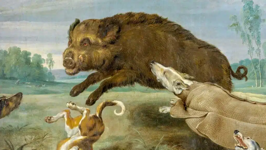 Cuadro 'La caza del jabalí', 1636-1638. © Museo Nacional del Prado