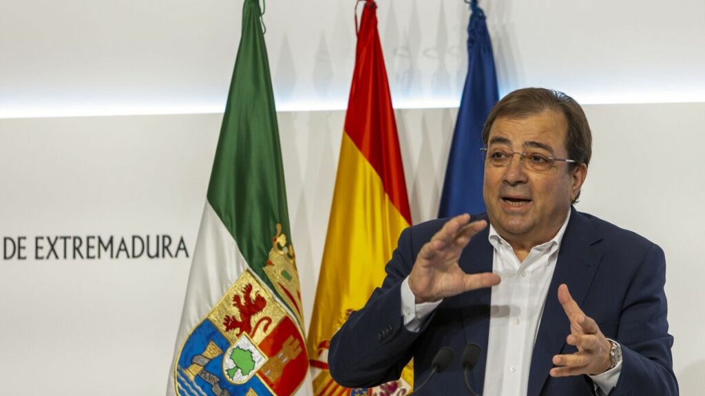 Guillermo Fernández Vara, presidente en funciones del Gobierno de Extremadura