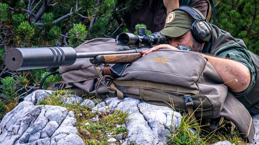 Un cazador dispara con un silenciador en Austria.