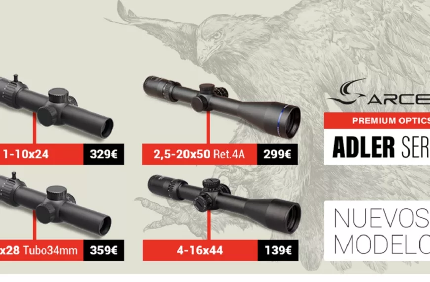 Arcea presenta cuatro nuevos visores de la gama ADLER