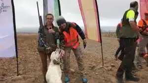 La extremeña María Fernández se proclama campeona de España de caza menor con perro