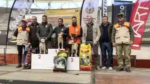 Estos son los nuevos campeones de España de trabajo con podenco andaluz, maneto y orito