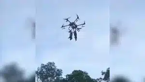 Este cazador usa un dron para sacar las piezas de caza del monte sin esfuerzo