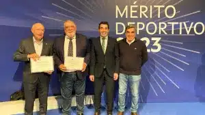 El expresidente de la Federación de Gallega de Caza, Javier Nogueira, premio al mérito deportivo 2023 de Galicia