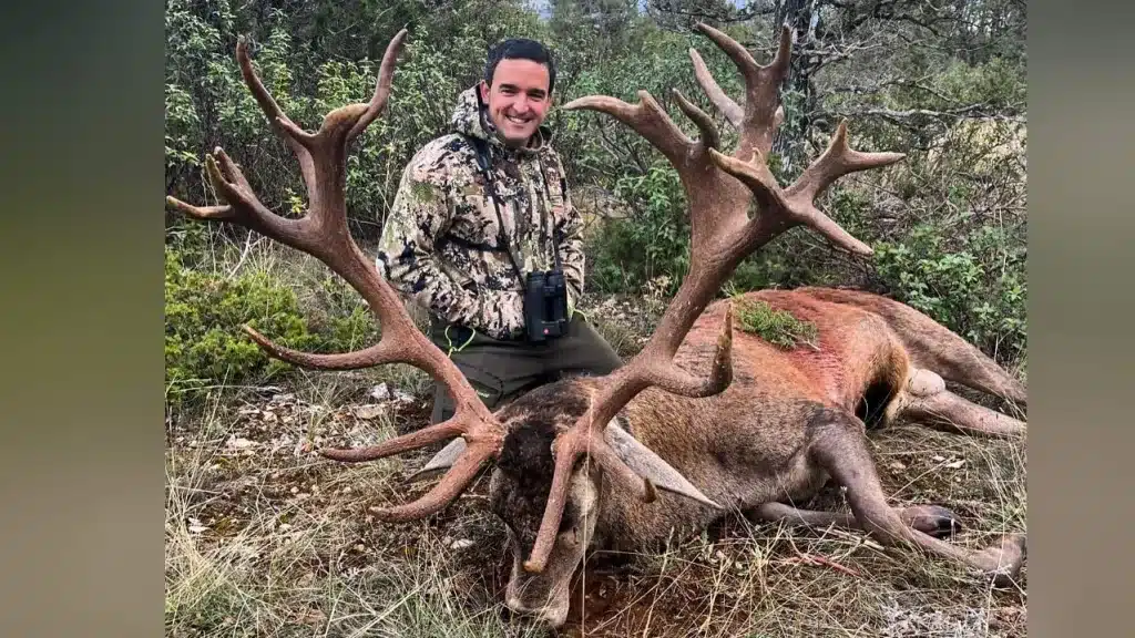 Javier, con le ciervo.