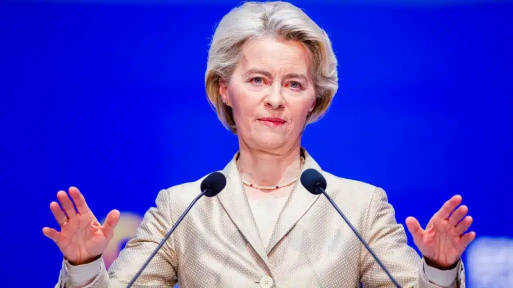 Ursula Von der Leyen, presidenta de la Comisión Europea.