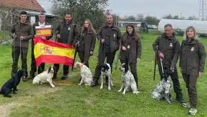 España se lleva la plata en el Campeonato del mundo de San Huberto en la categoría de perros levantadores