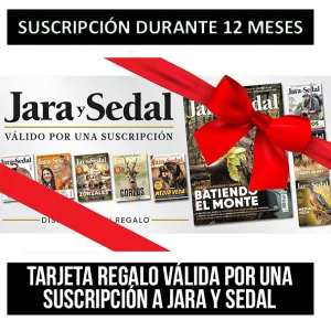 Tarjeta regalo suscripción a Jara y Sedal