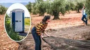 agricultores retrete portátil multas