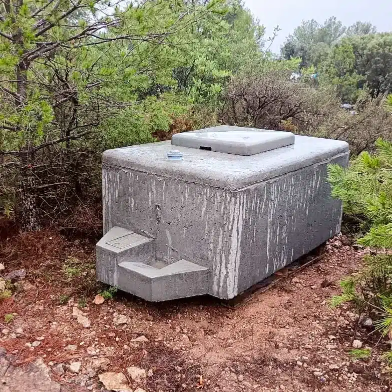 Uno de los tres bebederos instalados por los cazadores.