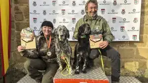 Rafael Vilanova y Mónica Ojeda, nuevos campeones de España de caza de becadas