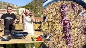 Los influencer Etxando.panza y Urrapetito comparten una divertida receta de arroz con becada