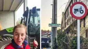Un pueblo de Galicia prohíbe a sus ganaderos y agricultores circular con los tractores por las calles