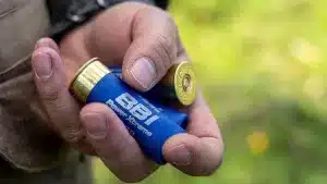 Un cazador con munición de plomo.