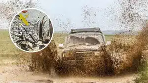 Guardia Civil sorpresa coche Burgos