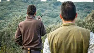 Un postor en una montería en una imagen de archivo.