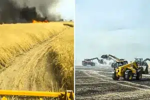 Agricultores incendio Salamanca
