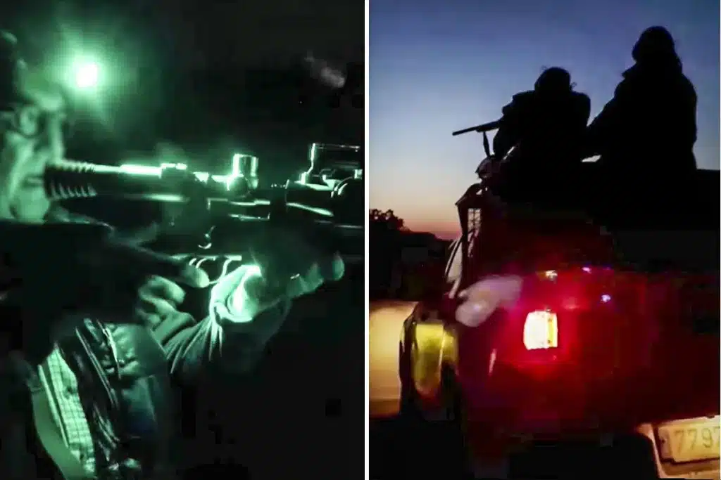 control conejos de noche con visión térmica desde el coche