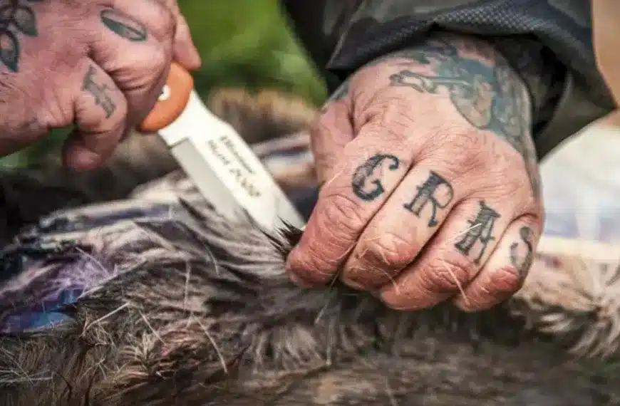 Cuchillo Muela Jara y Sedal