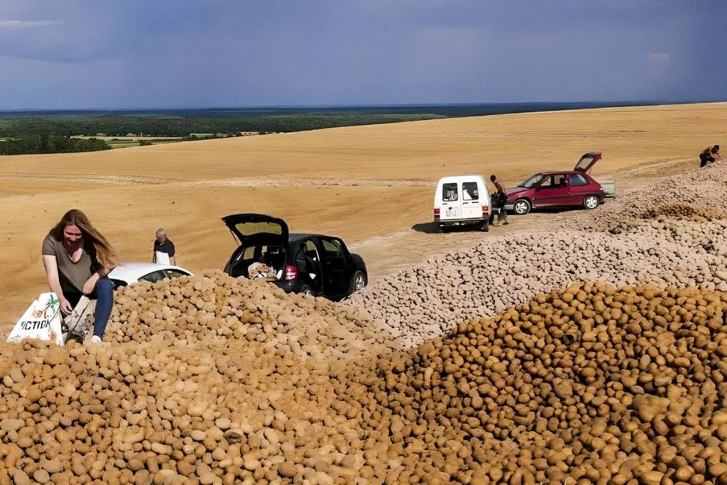 agricultor patatas gratis