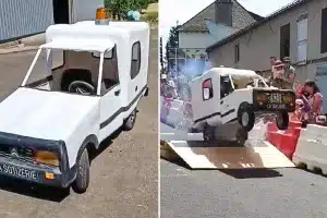 La C15 artesanal creada por el aficionado a la caza.