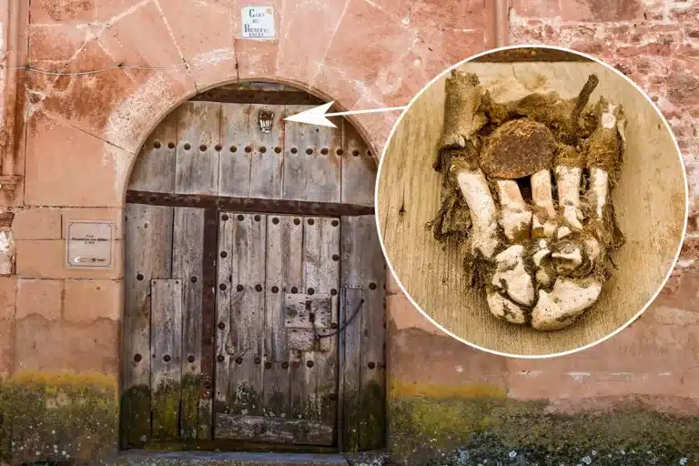 Imágenes de la puerta de Torrelapaja.