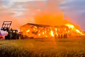 Imágenes del incendio.