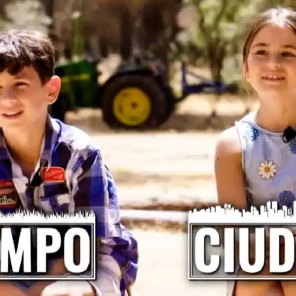 niños campo ciudad El Hormiguero