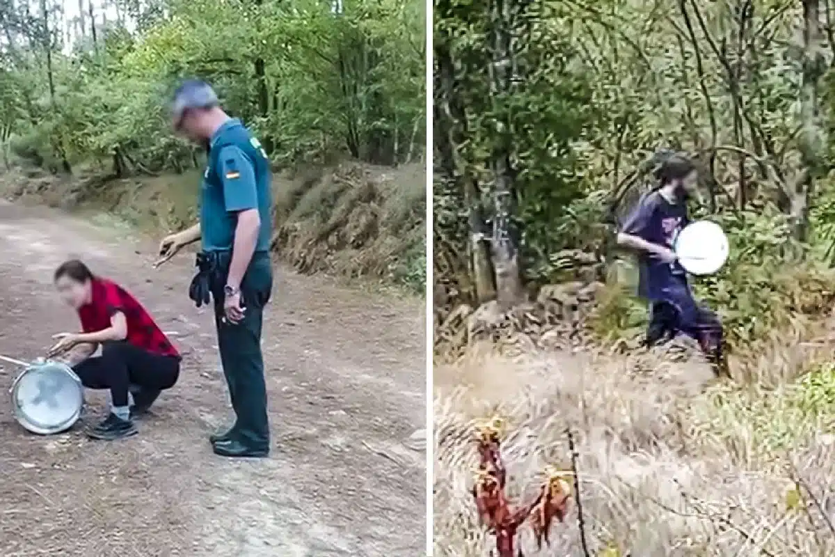 animalistas tambor batida jabalíes Orense