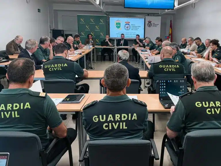 Un momento de la reunión.