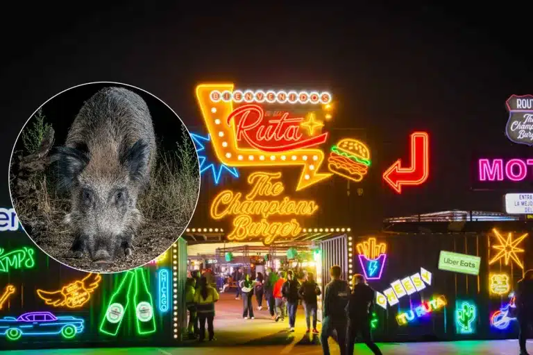Entrada al The Champion Burguer que ahora está en Salamanca.