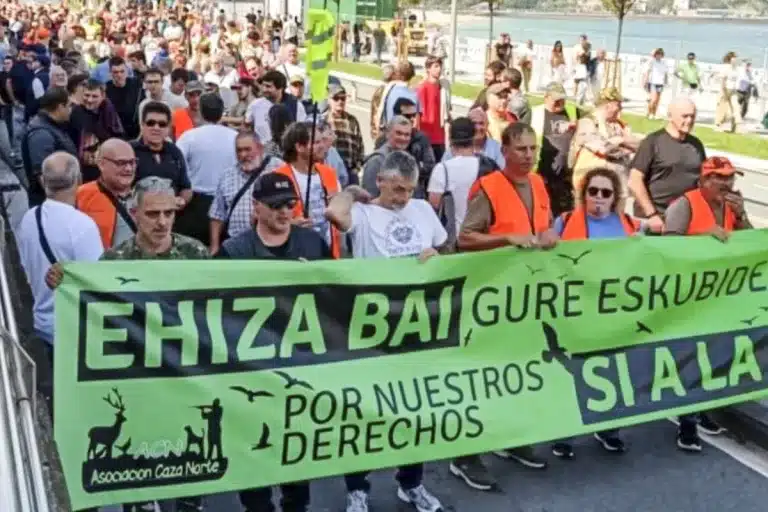 Manifestación Caza Norte