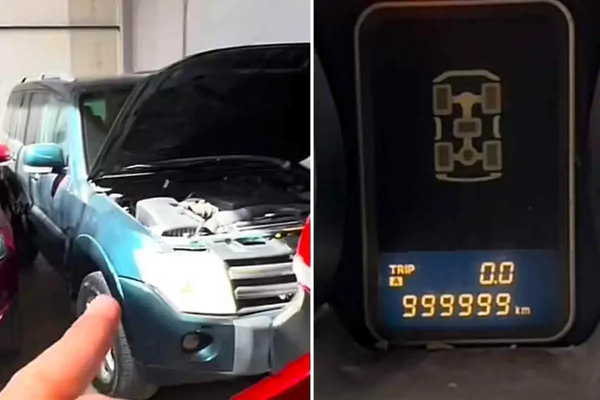 Mitsubishi Montero con 999.999 kilómetros