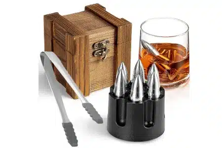 set hielos piedras para enfriar whisky