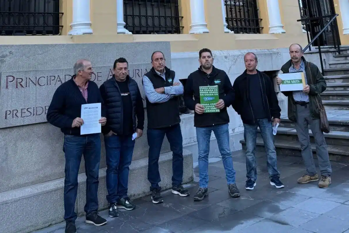 Protesta ganaderos Asturias