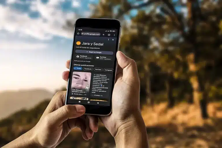 Seguir Jara y Sedal Google Discover