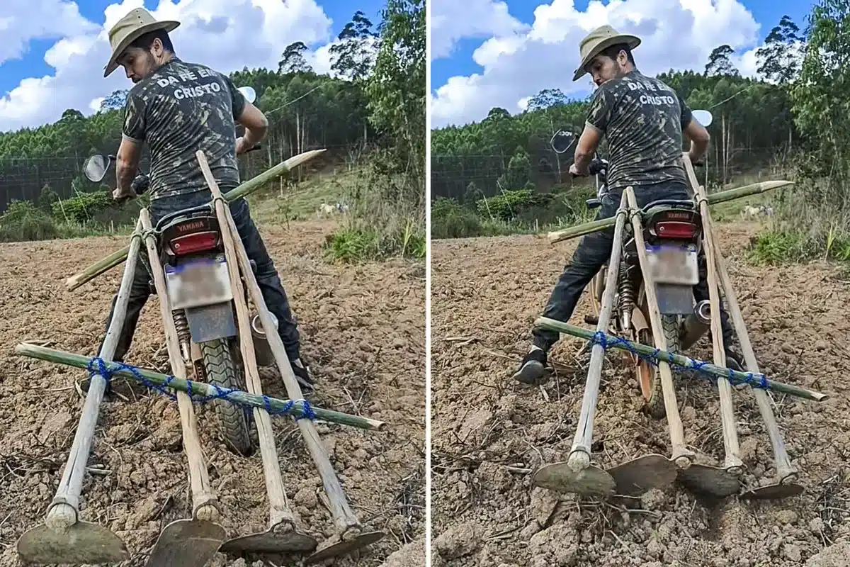 agricultor desternillante invento arado